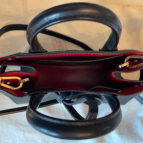 Mansur Gavriel Sunbag Mini Black/Red - Picture 4 of 7